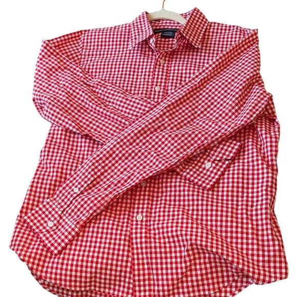 Ralph Lauren Sport Red Checkered Shirt L (Kids) - Picture 7 of 8